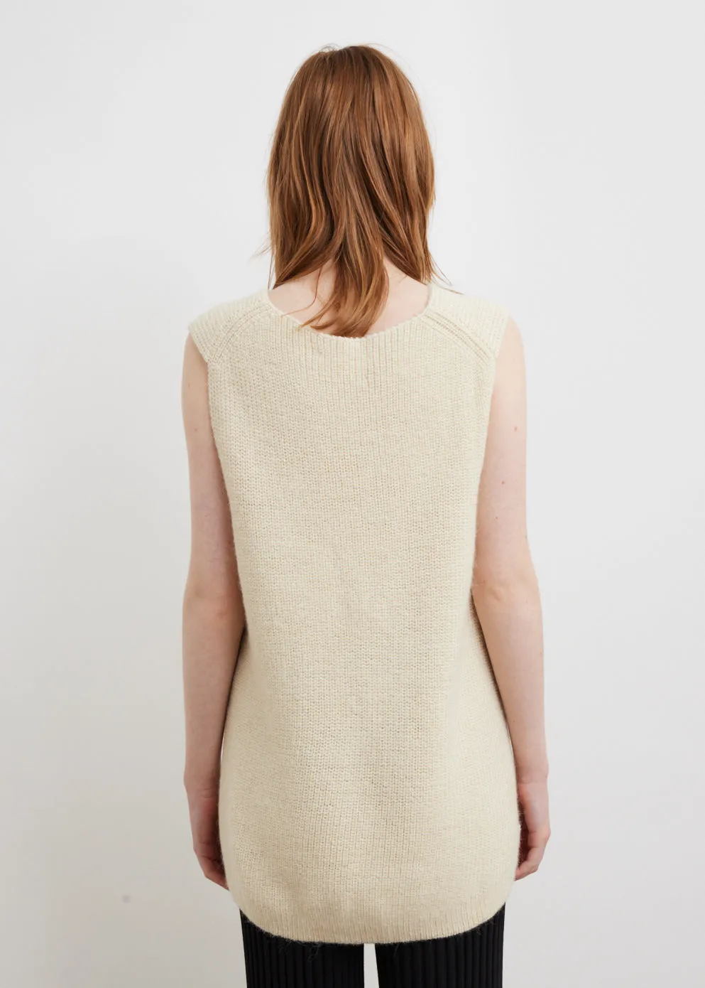 0030 Sleeveless Wool Tunic