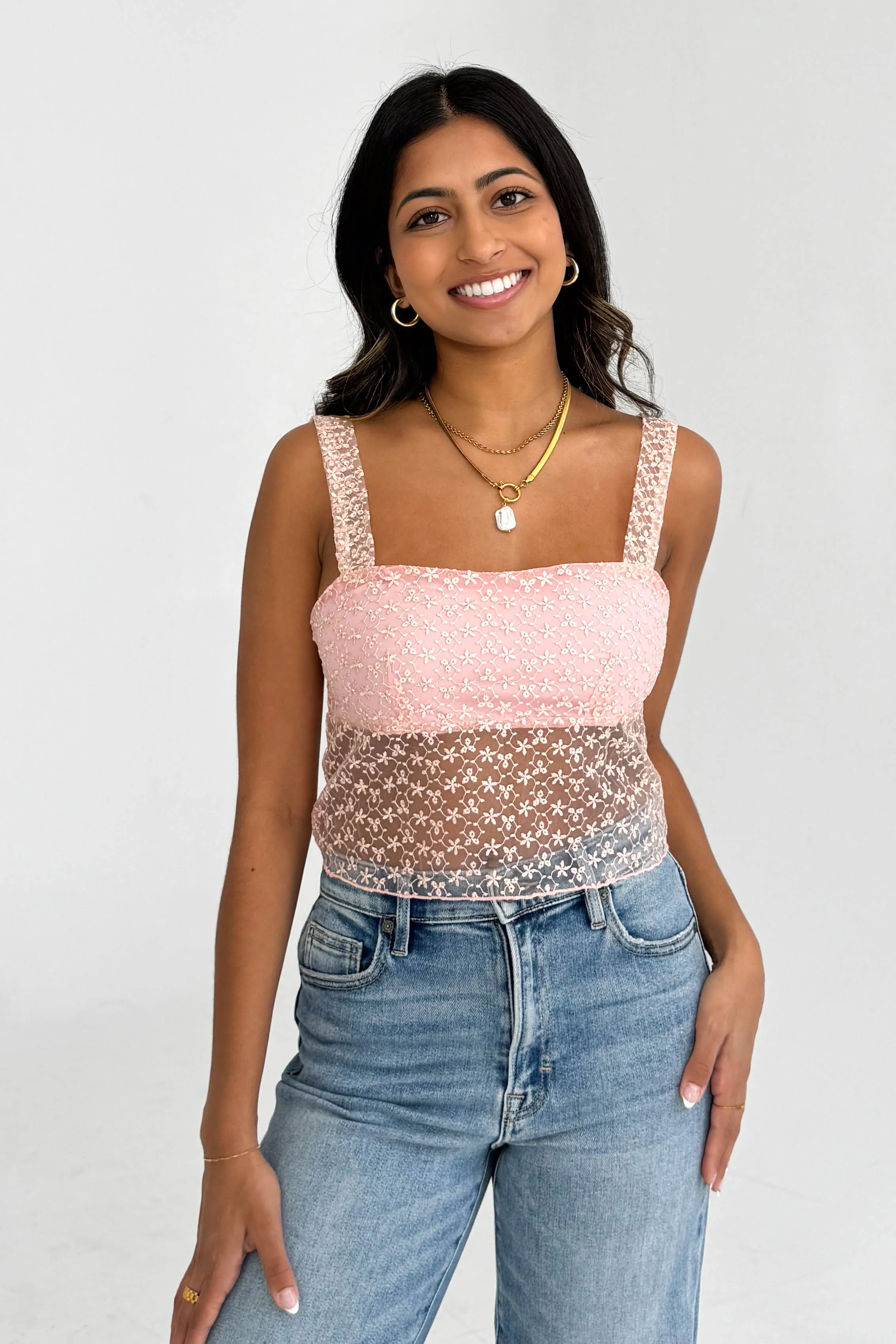 Adore You Top in Blush