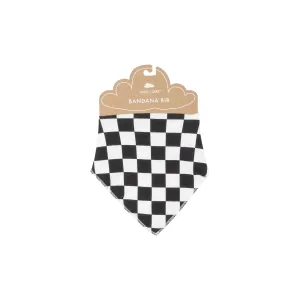 ANGEL DEAR CHECKERBOARD BANDANA BIB O/S