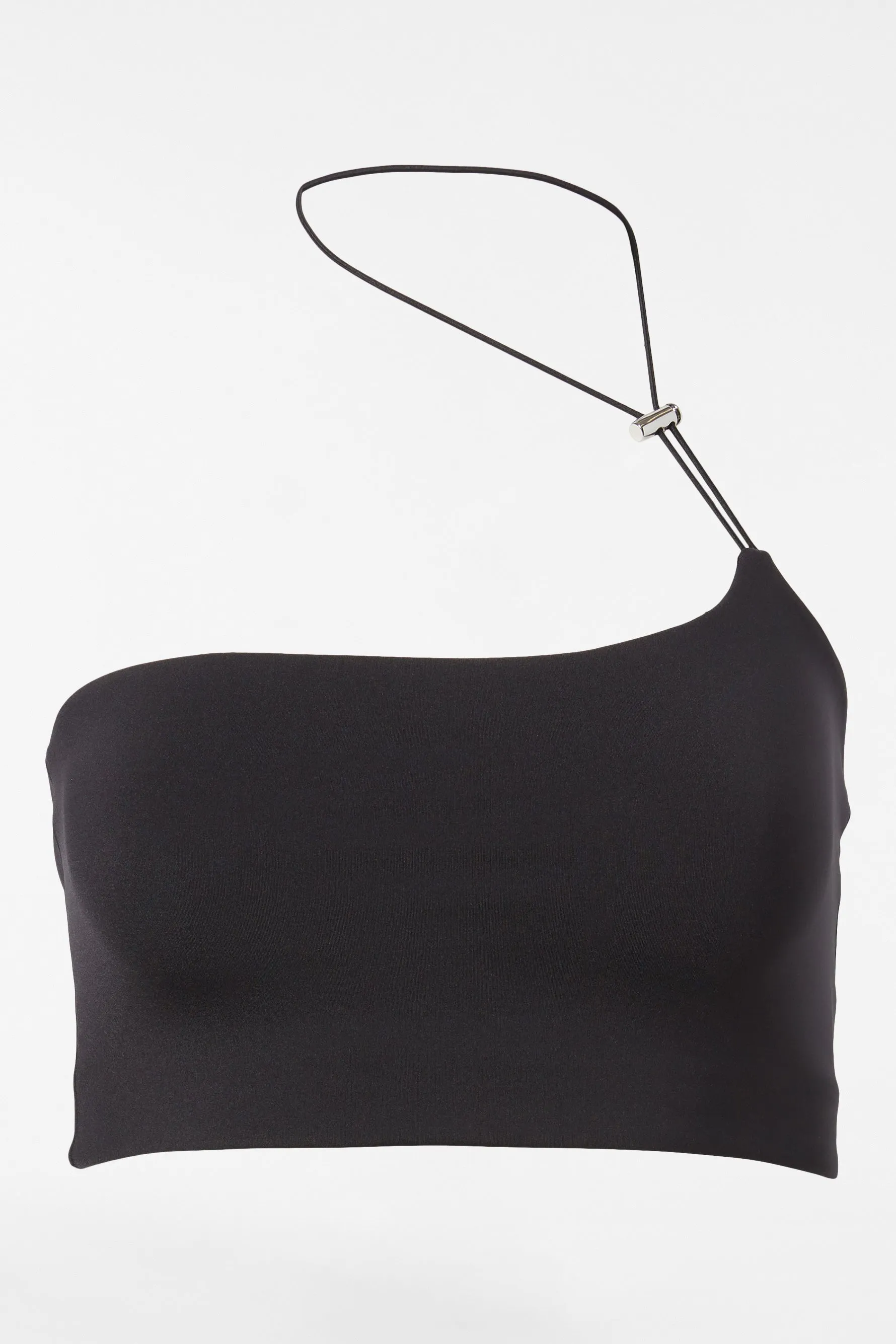 Asymmetric Toggle Bra - Black