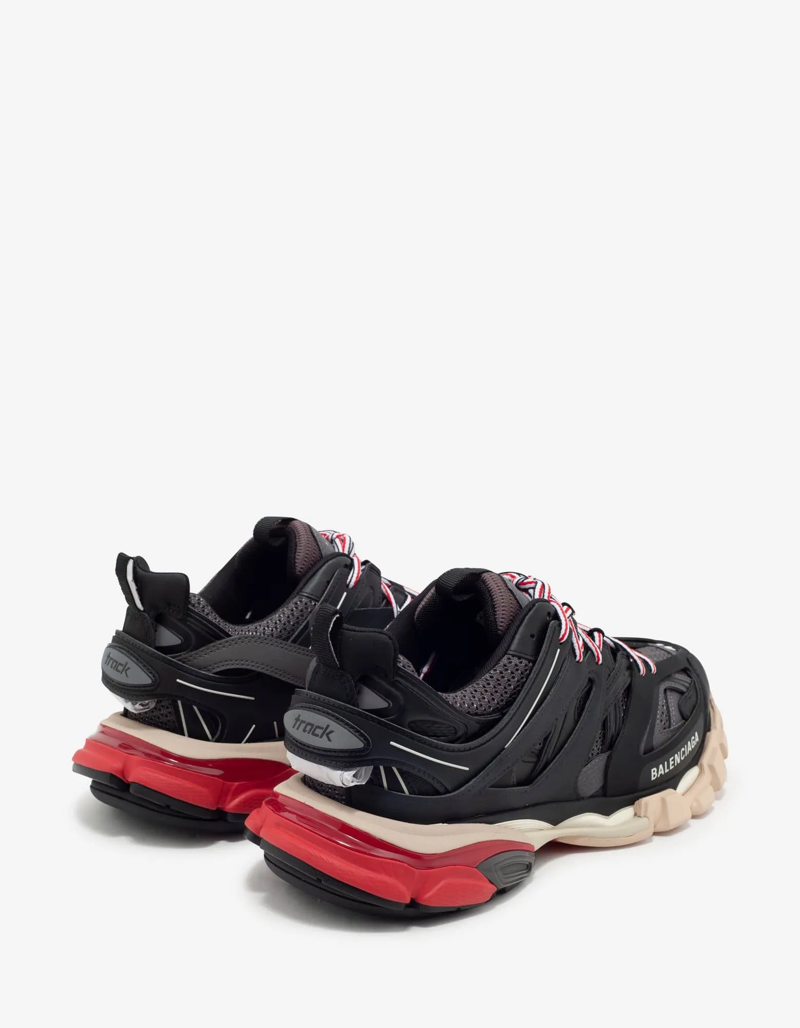 Black and Grey Balenciaga Track Trainers for Men and Women