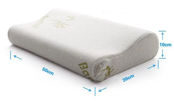 Bamboo fiber slow rebound memory pillow cervical pillow