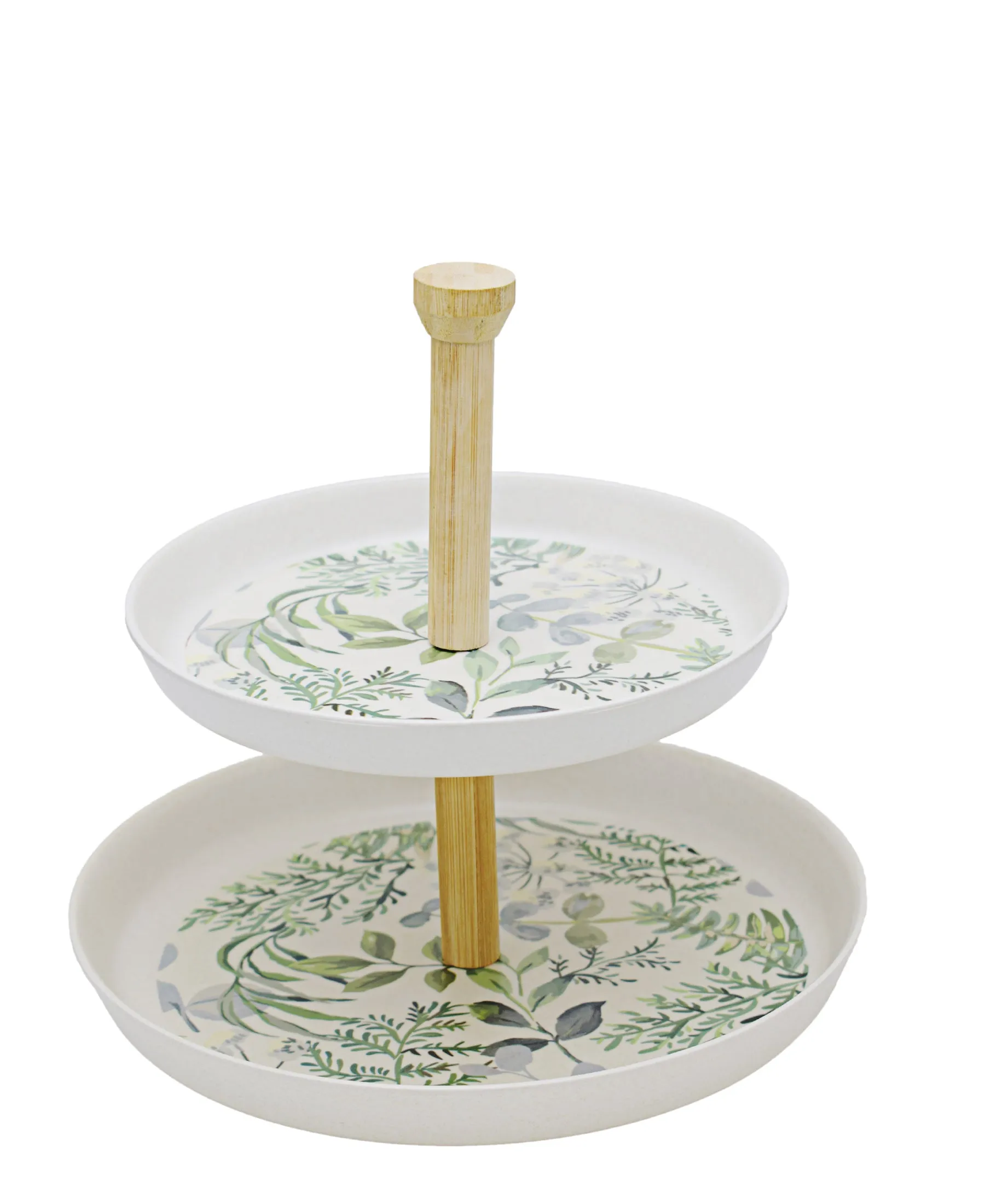 Bamboo Fibre Cake Stand - White