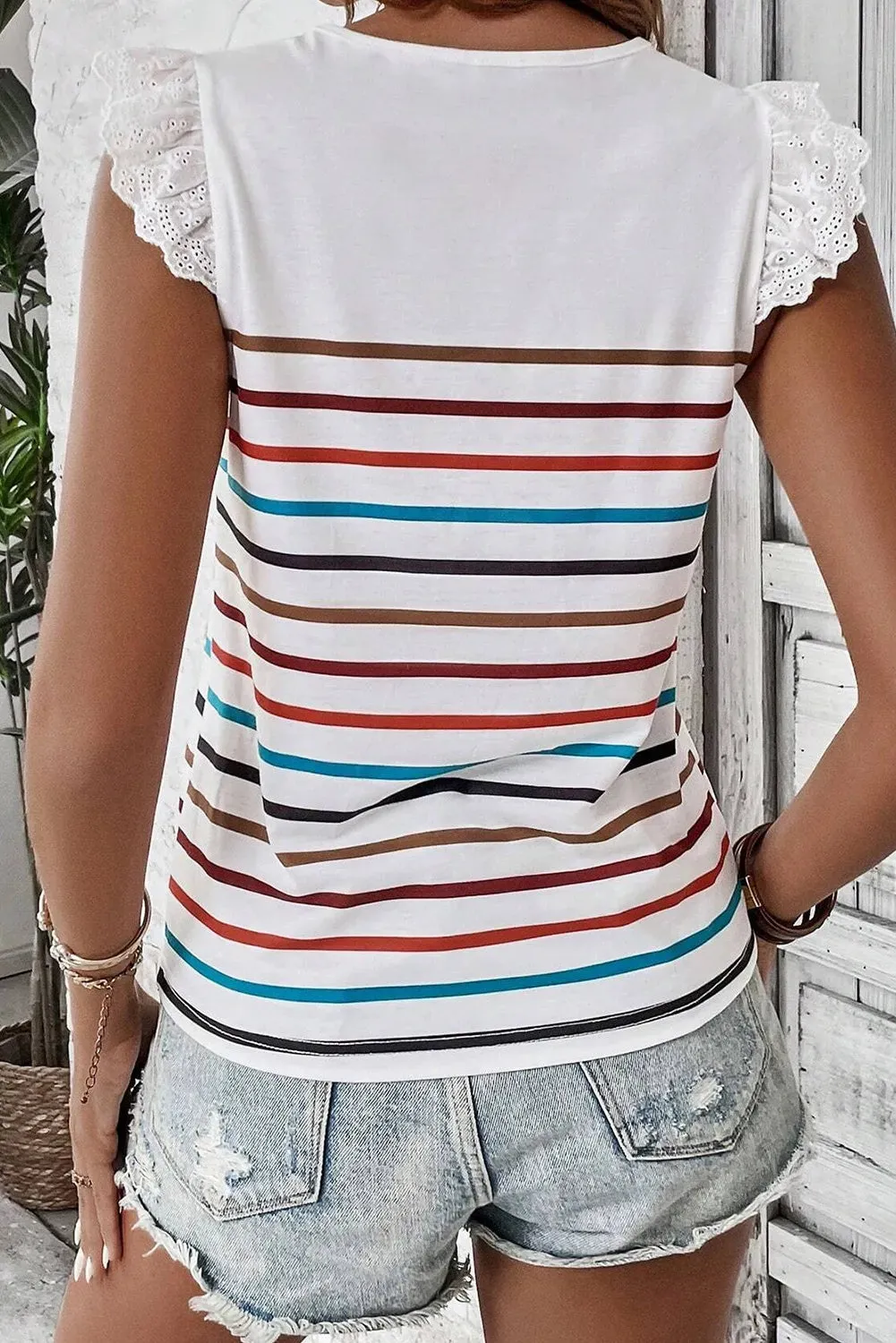 Bea Striped Tank Top - Will Ship 4/5