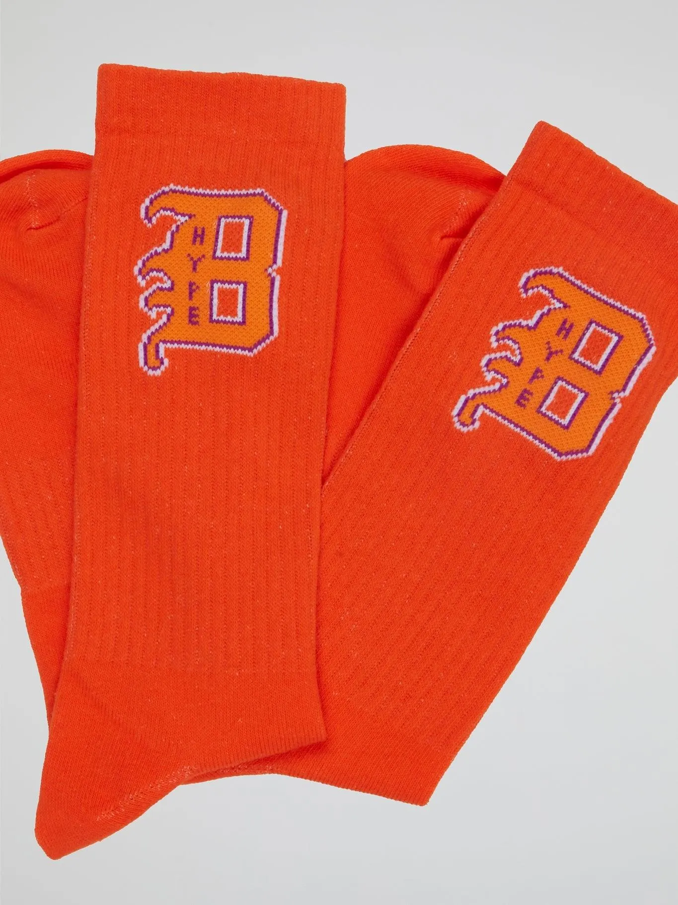 Bhype Society - Varsity B Socks Orange