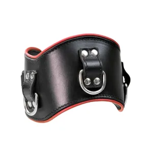 Black Leather 3" Posture Collar 3"