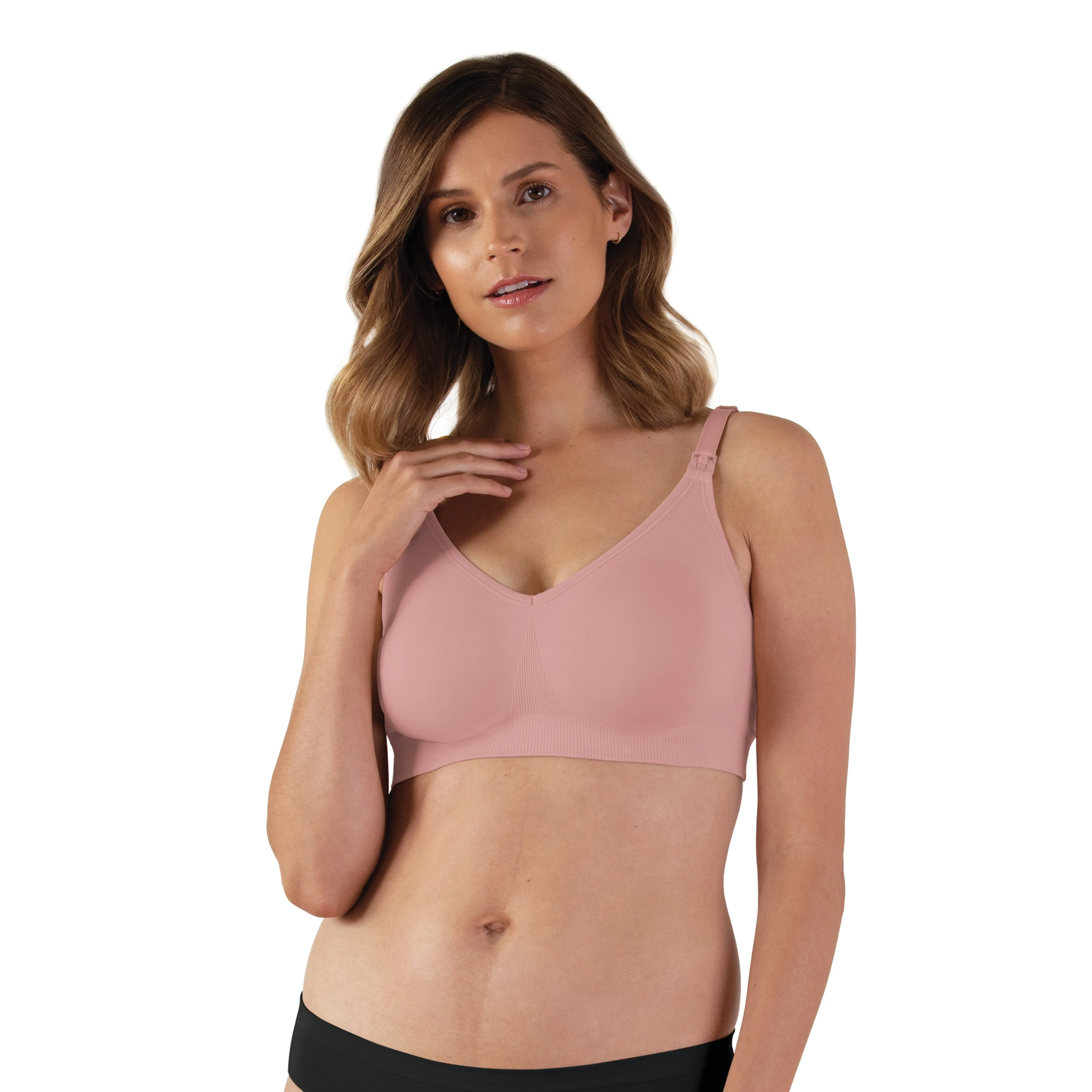 Bravado Designs Body Silk Seamless Sustainable Nursing Bra - Dusted Peony