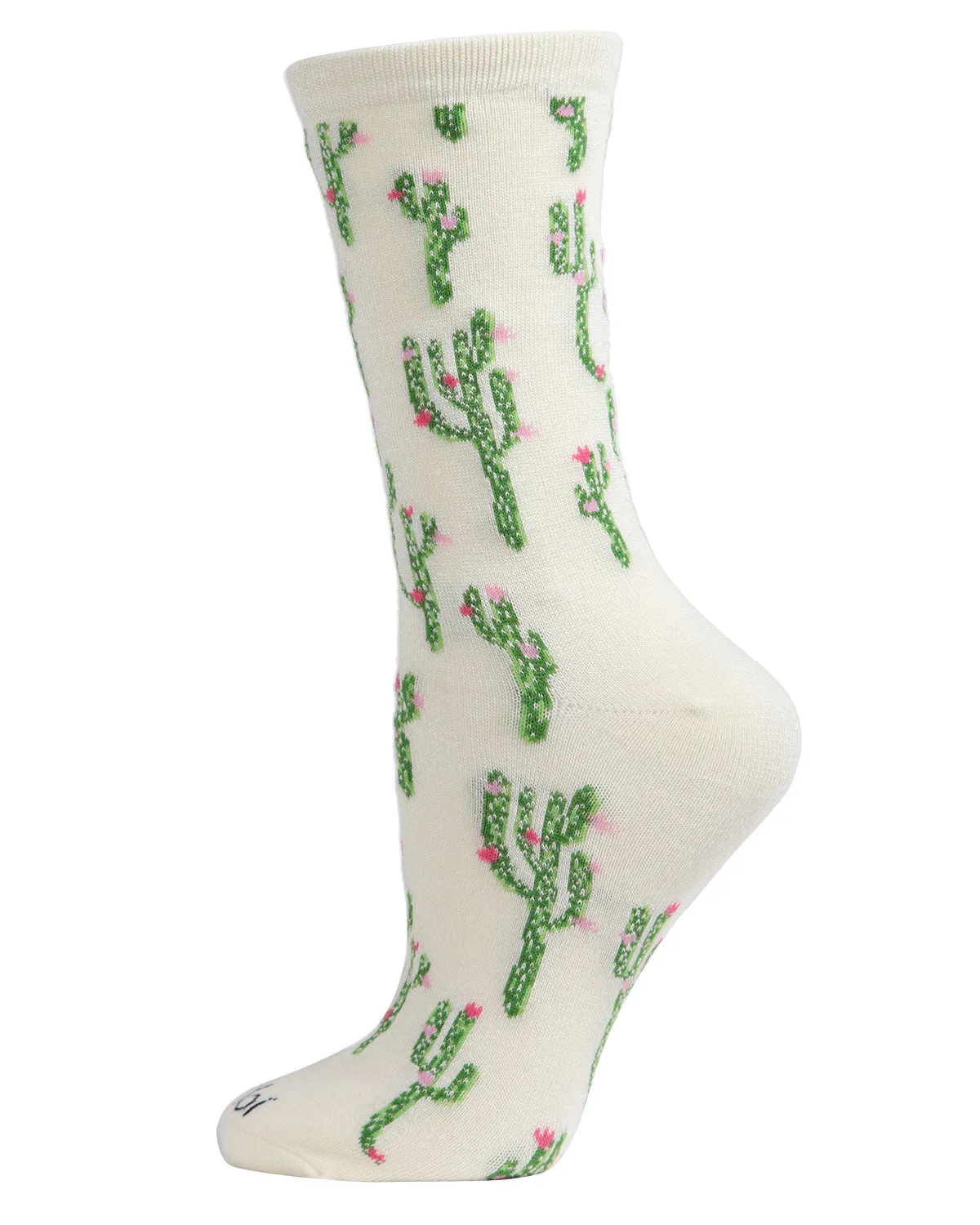 Cactus Bamboo Blend Crew Socks