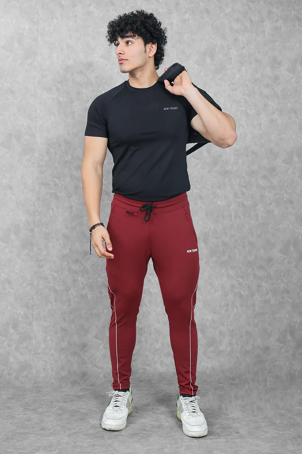 Carbon Jogger- Maroon