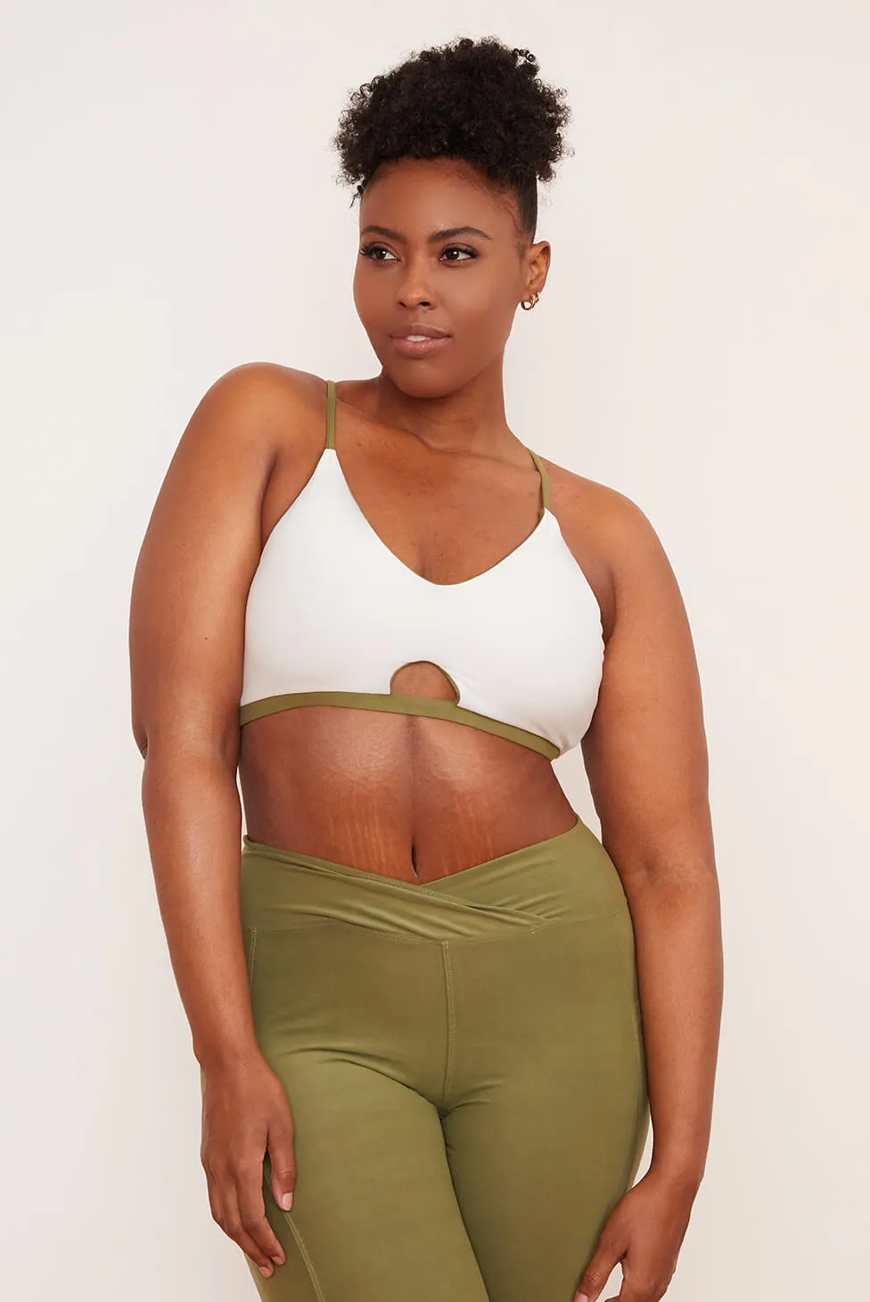 Crisscross Bra - Eucalyptus