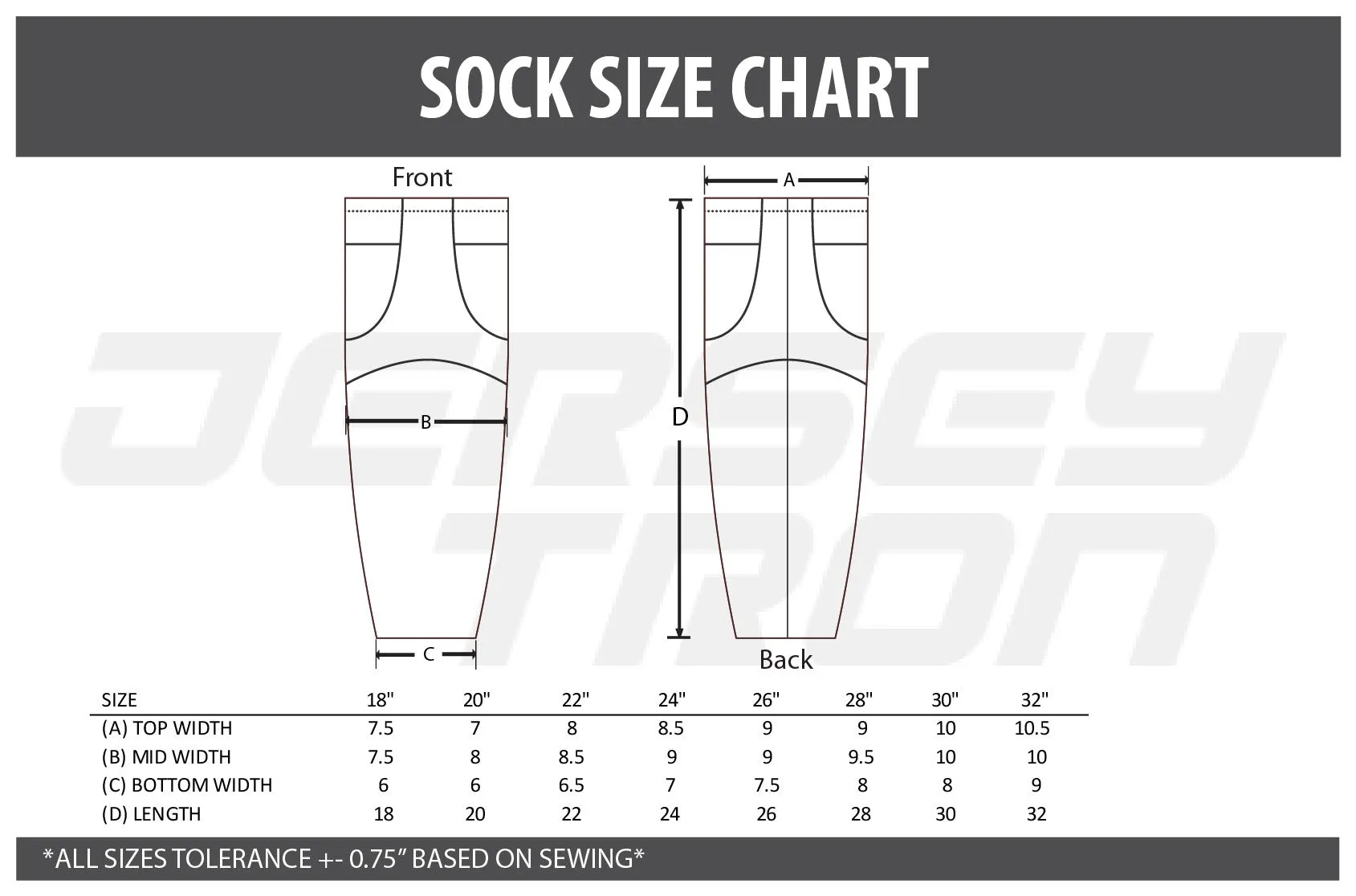 Custom Sublimated Hockey Socks - Your Design