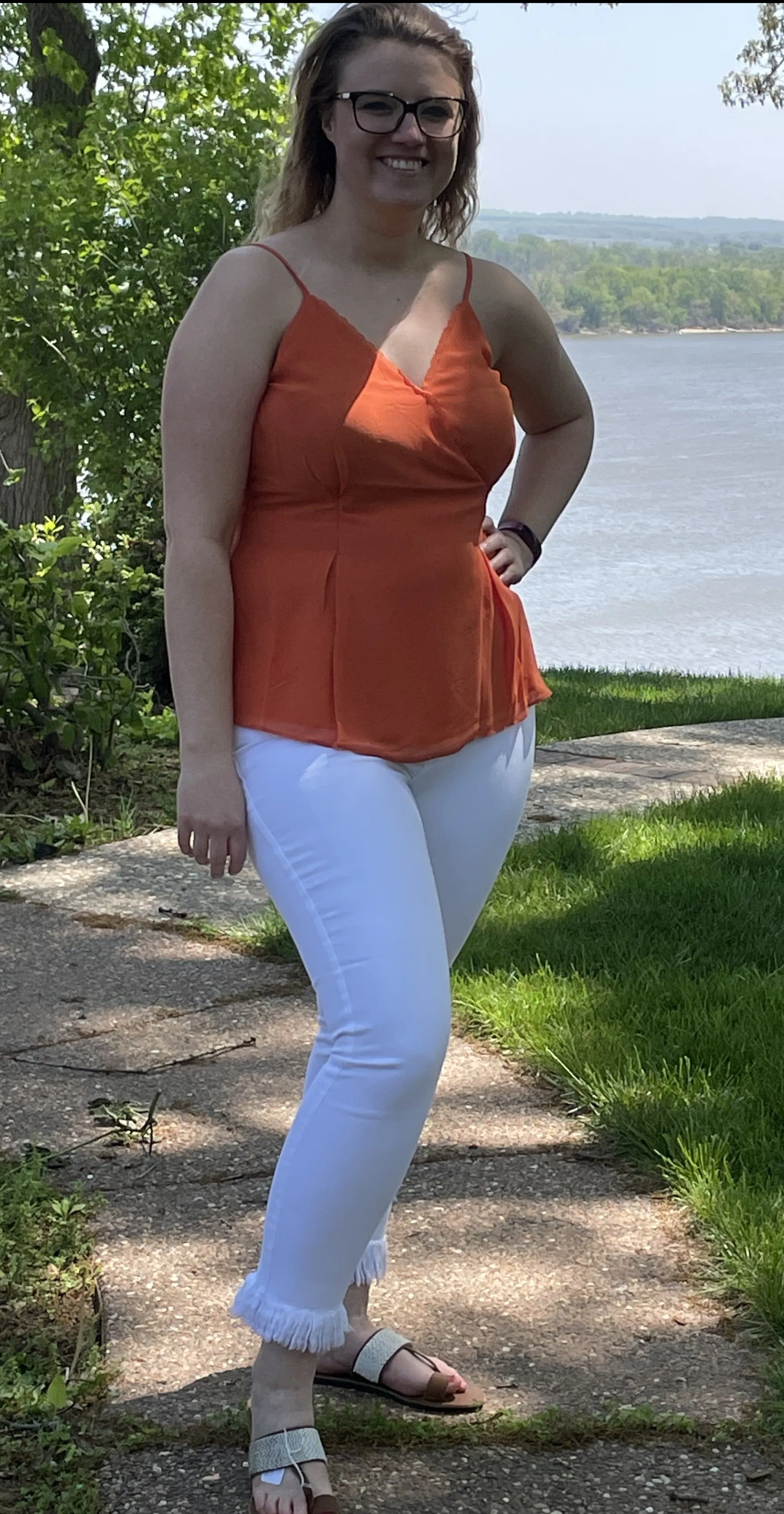 Faux Wrap Tank Top