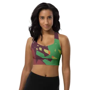 Longline sports bra Brownish