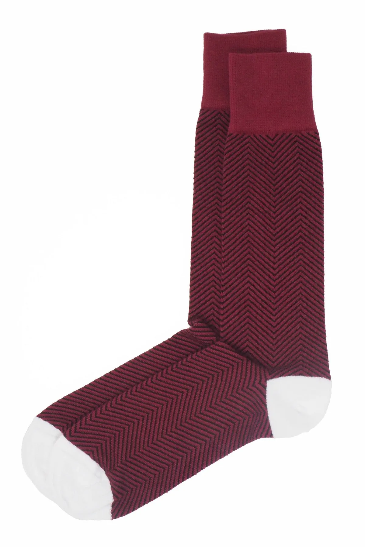 Lux Taylor Men's Socks - Burgundy