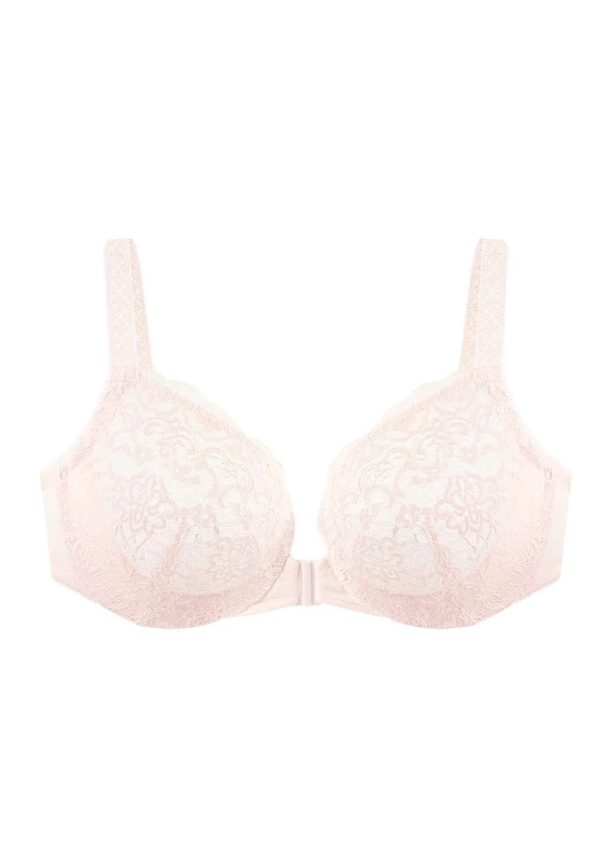 Nymphaea Front-Close Lace Unlined Underwire Bra