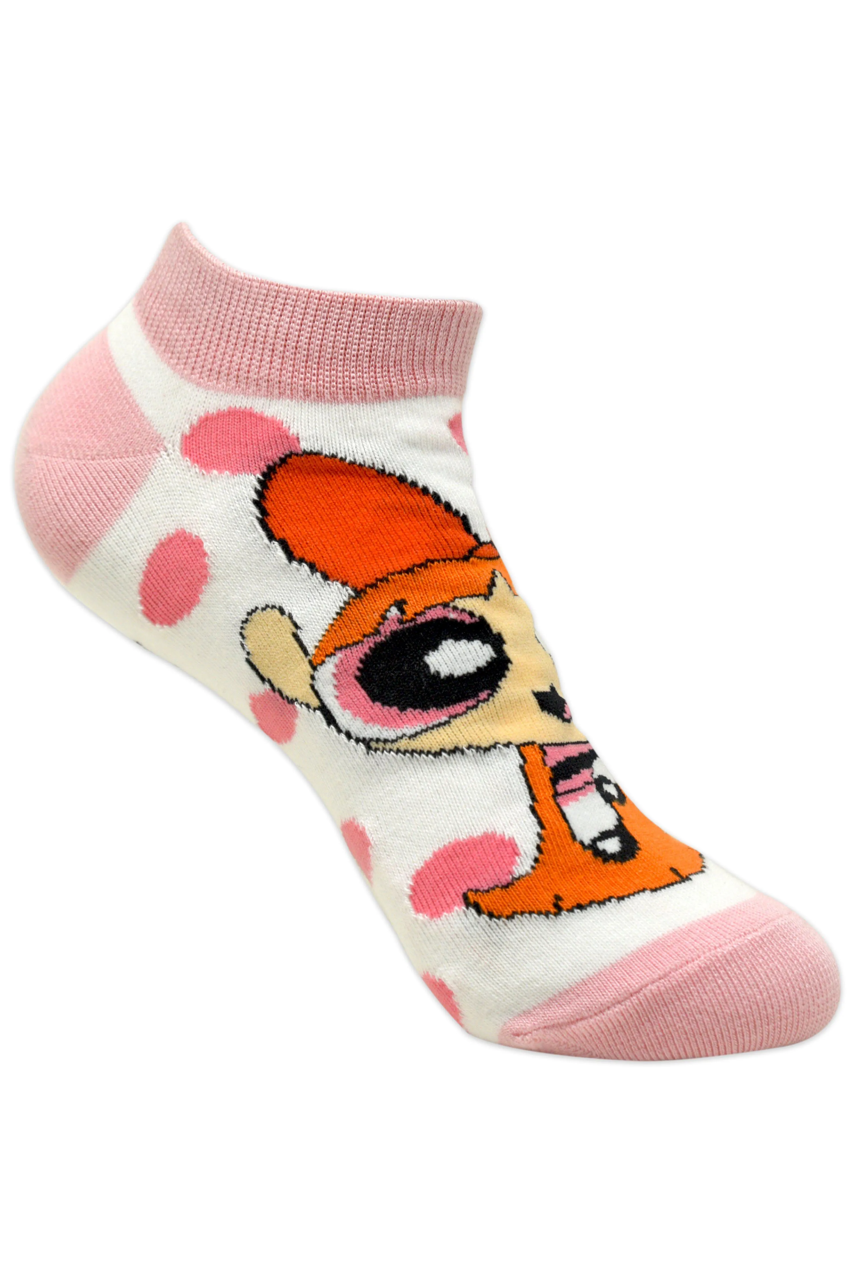 Powerpuff Girls By Balenzia Low Cut Socks for Kids (Pack of 3 Pairs/1U)