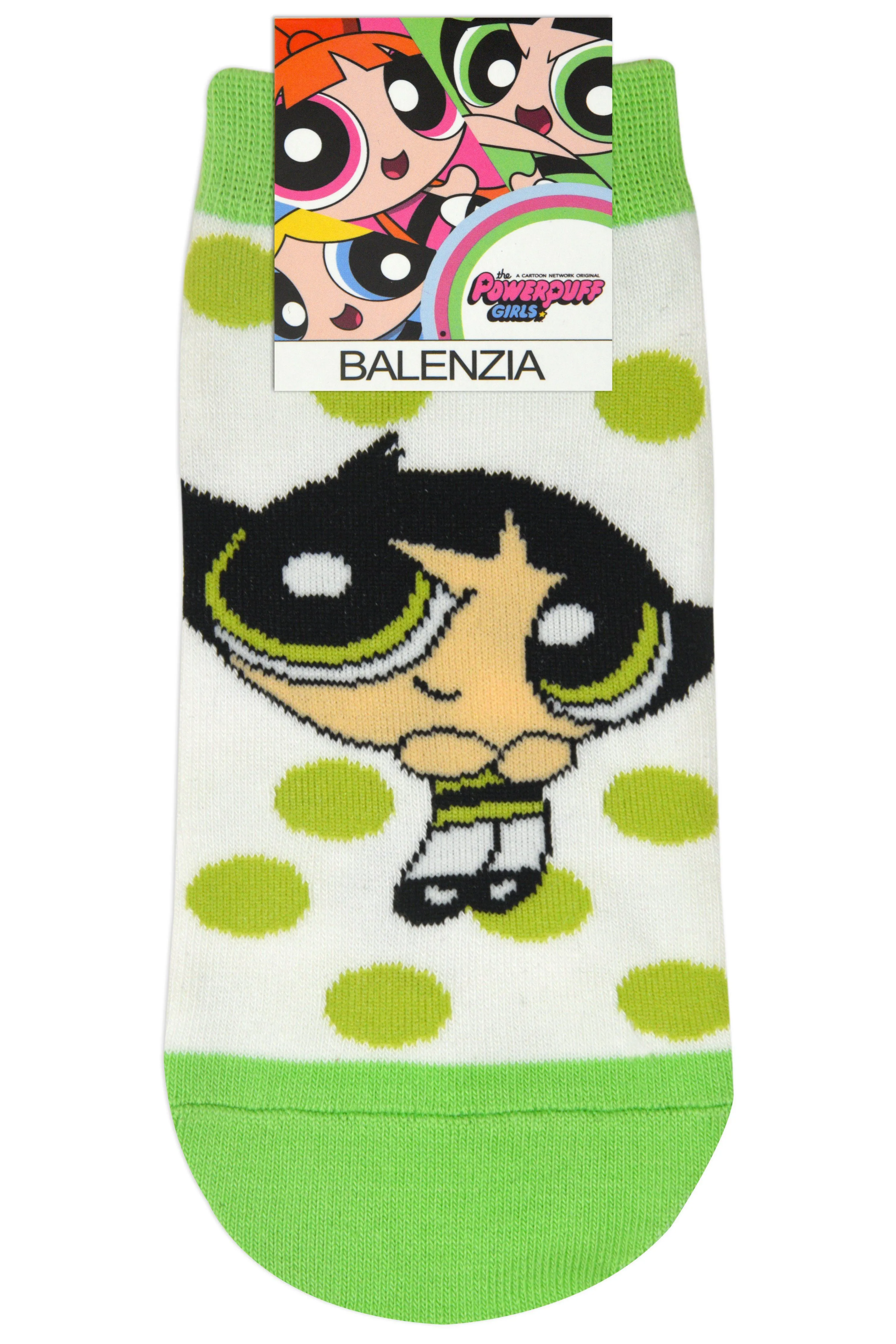 Powerpuff Girls By Balenzia Low Cut Socks for Kids (Pack of 3 Pairs/1U)