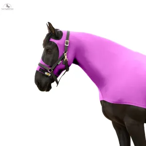 RESISTANCE Premium Horse Hood Pullon with Face w Forelock Saver - Lycra Material