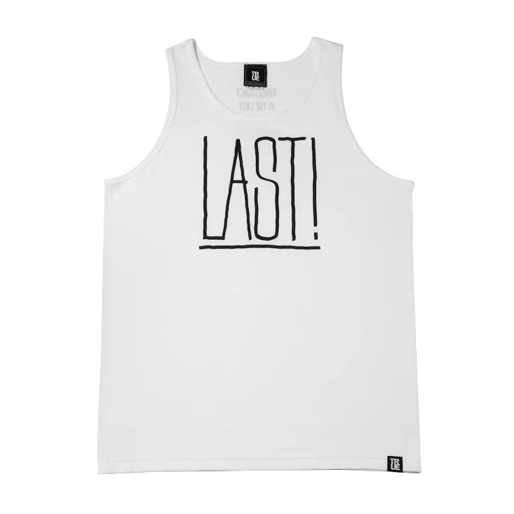 True Mens Last Tank Top White